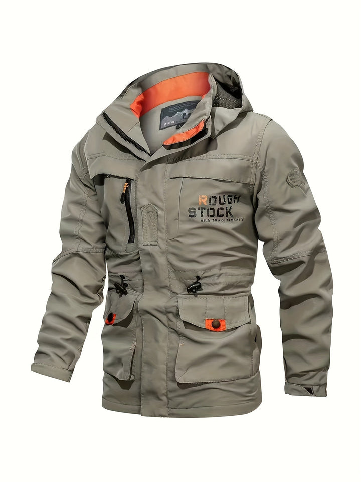 Thijs | Heren outdoor sportjack met afneembare capuchon