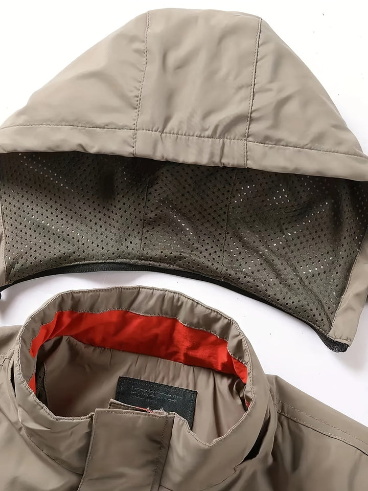 Thijs | Heren outdoor sportjack met afneembare capuchon