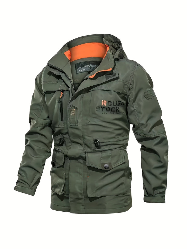 Thijs | Heren outdoor sportjack met afneembare capuchon