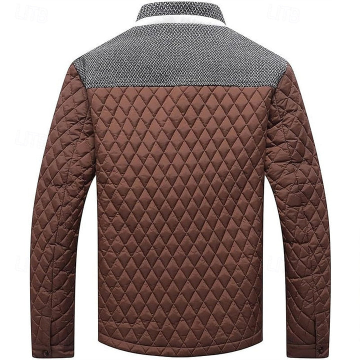 Hayes | Gequilt Jast met Staande Kraag