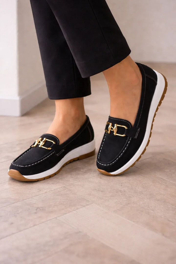 Dames Loafers met Gouden detail