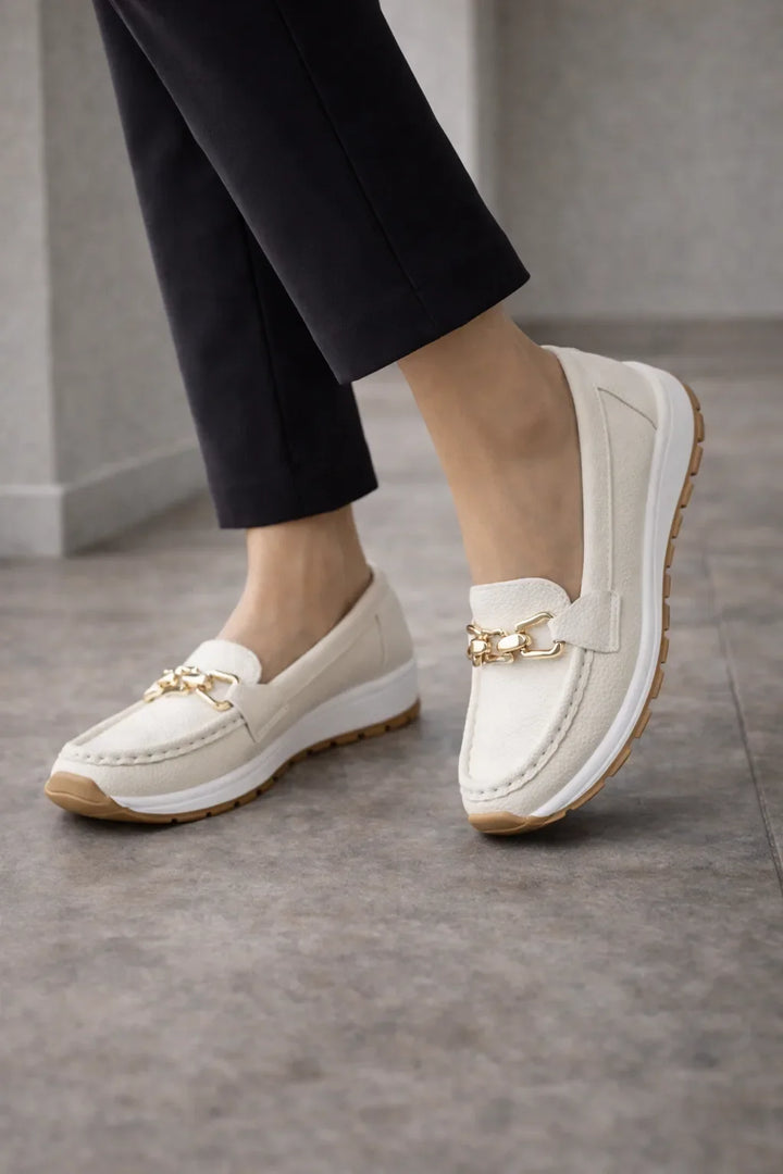 Dames Loafers met Gouden detail