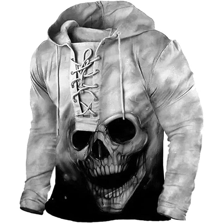 Cole | Halloween Vetersluiting Skull Hoodie