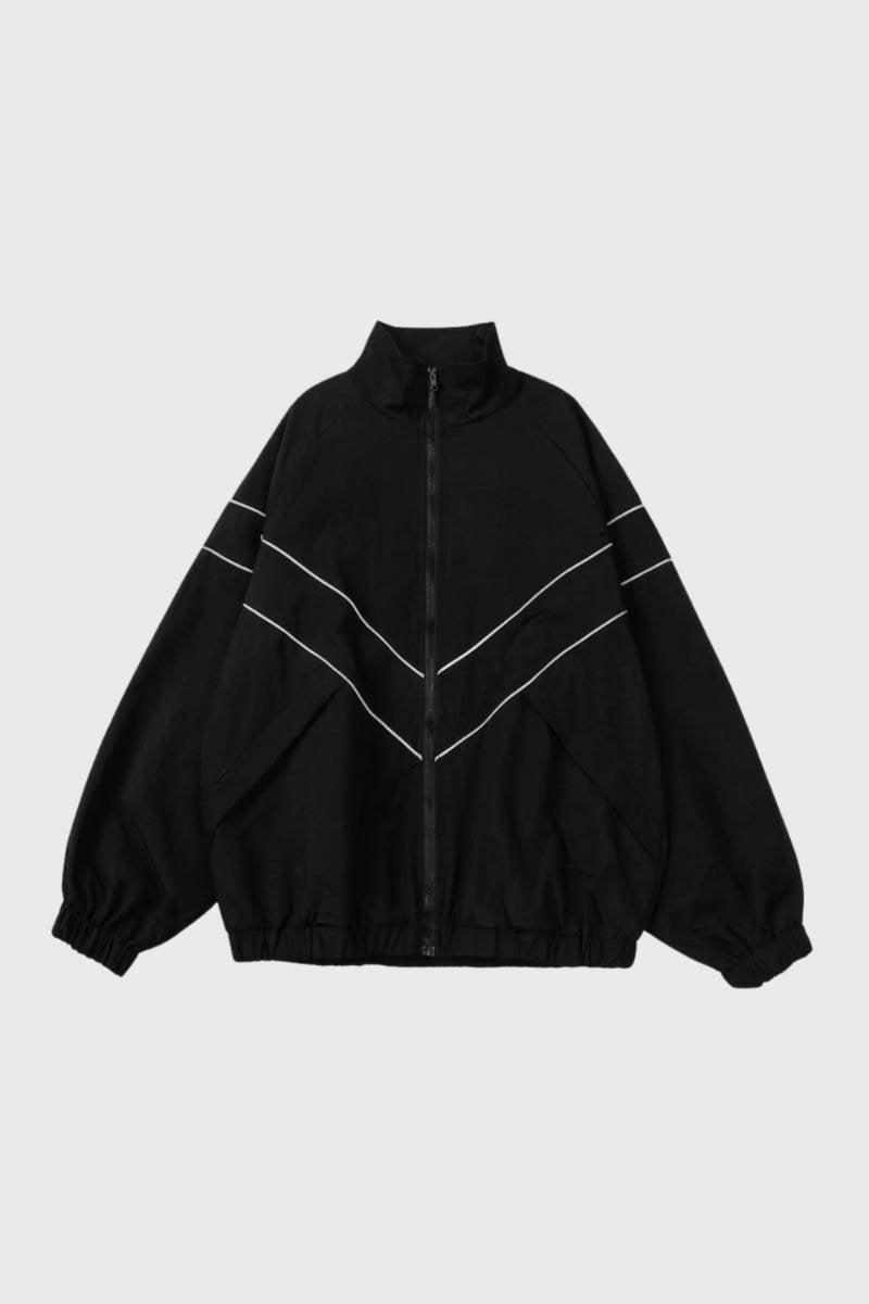 Trainingsjack Heren - Oversized Fit met Strepen | Casual