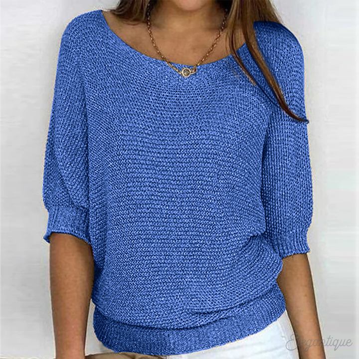 Vrouwen Elegante Crew Neck Pullover Trui