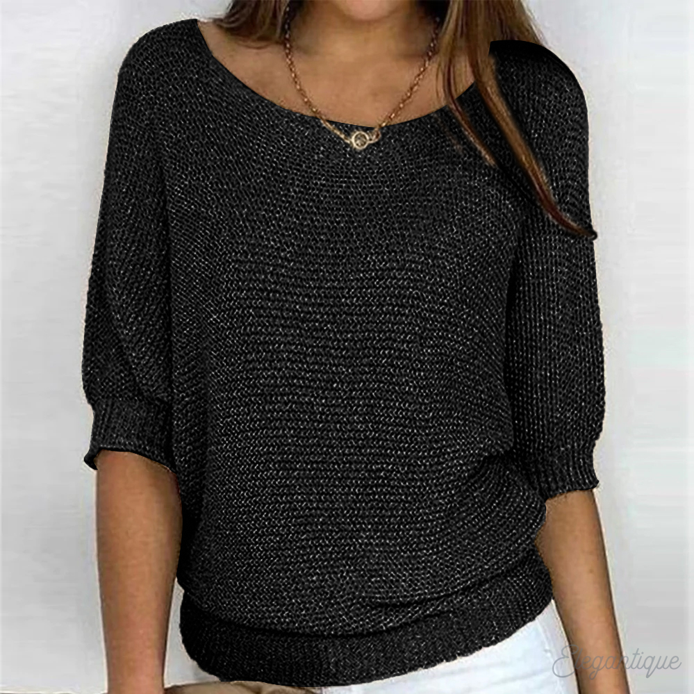 Vrouwen Elegante Crew Neck Pullover Trui