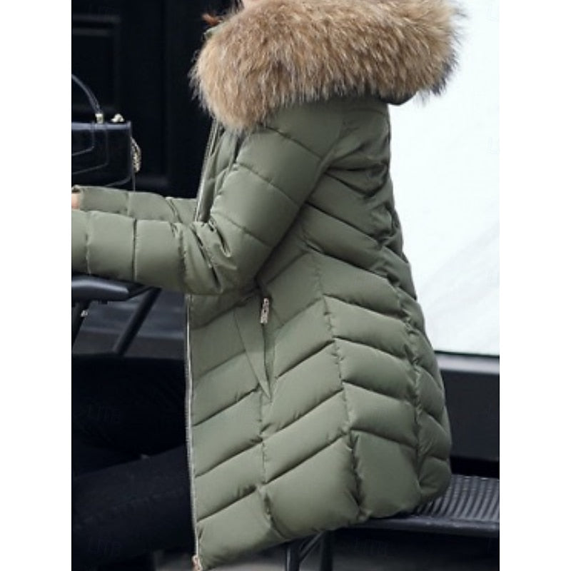 Gwendolyn | Gewatteerde Winterparka met Capuchon