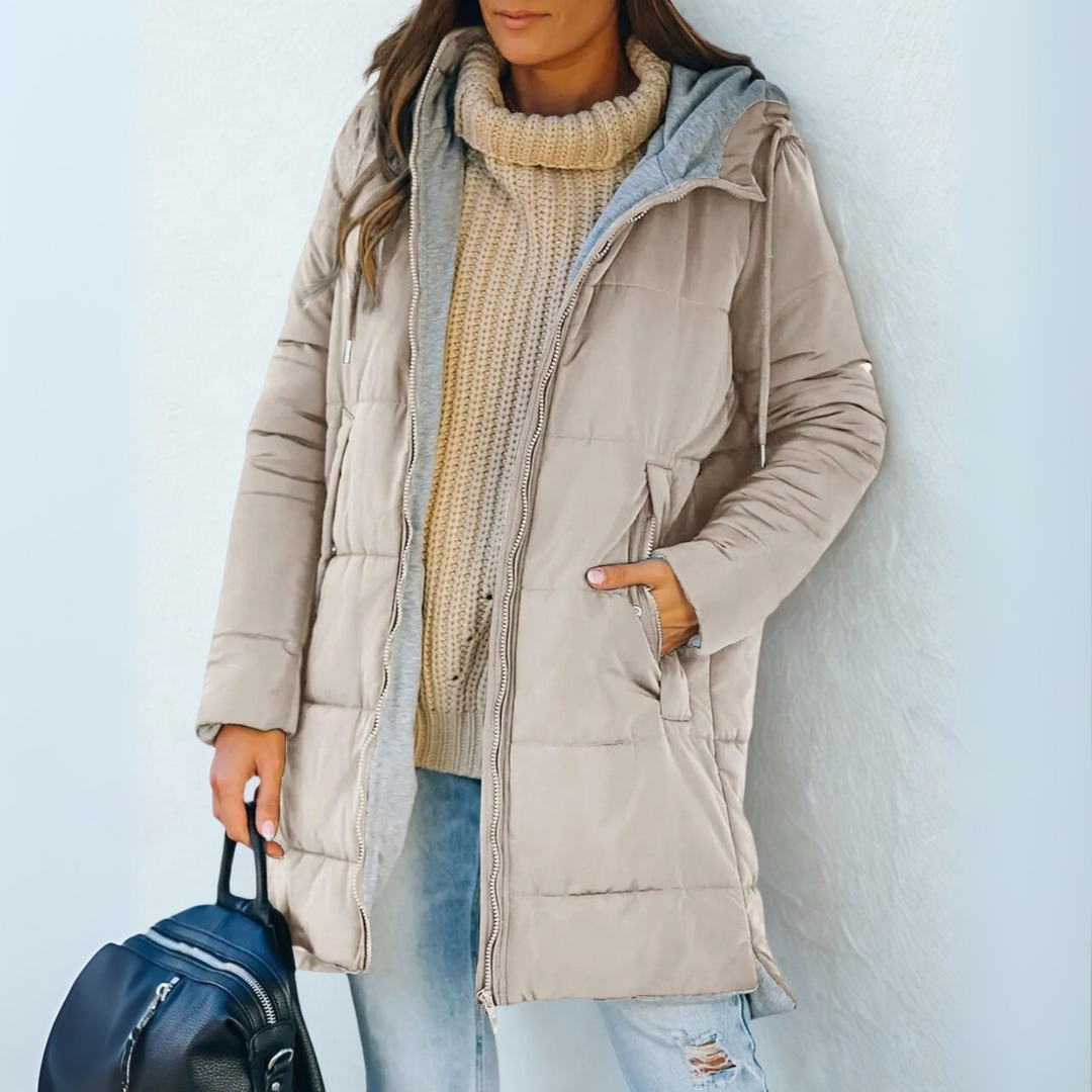 Valeria | Klassieke Gevoerde Chic Puffer Jas