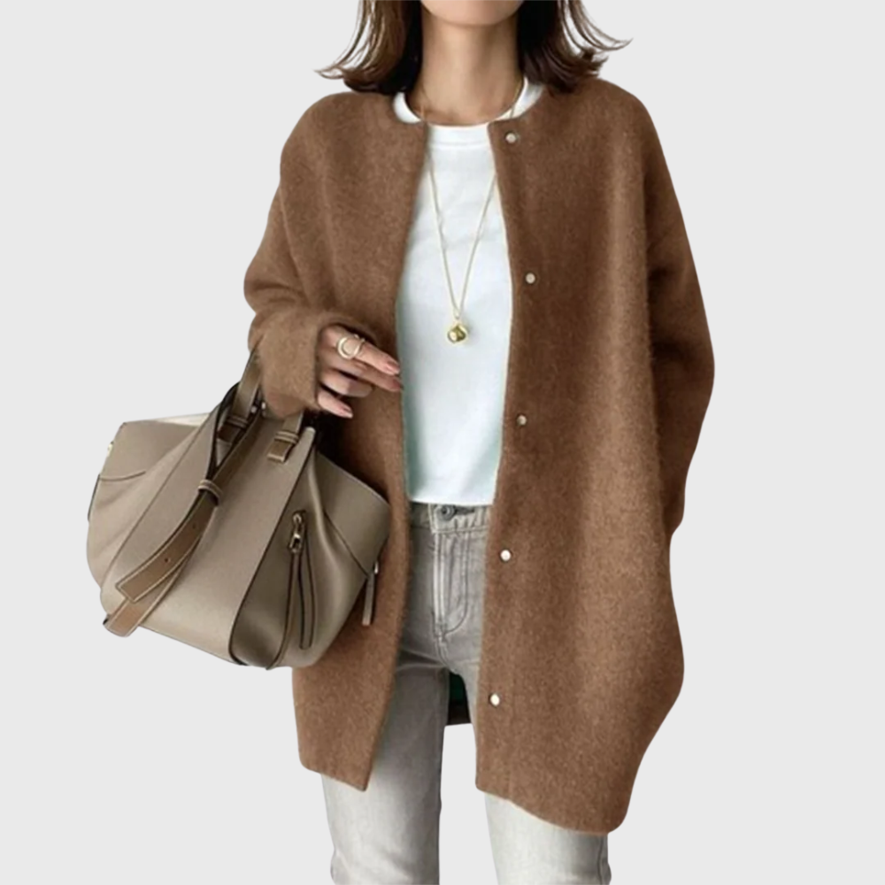 Wanda | Langlijn Open-Front Cardigan