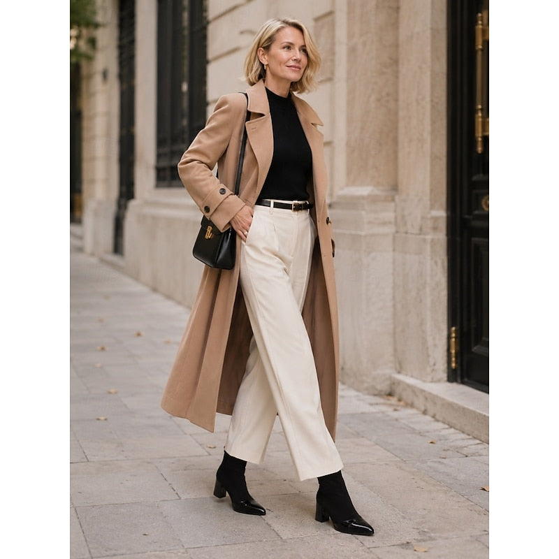 Beatrix | Cap-Toe Chunky Heel Enkellaarsjes