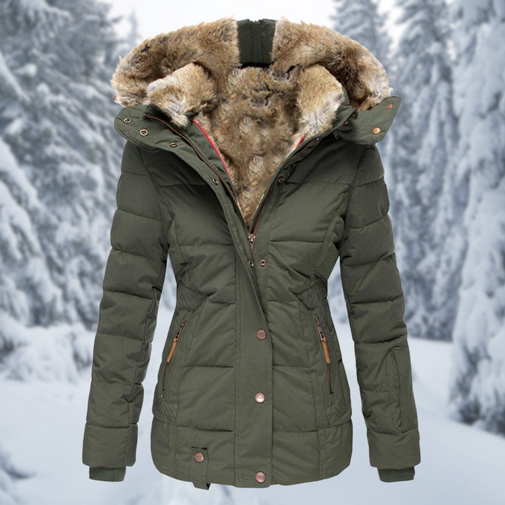 Van Dal | Geïsoleerde Winterjas met Capuchon en Bontafwerking