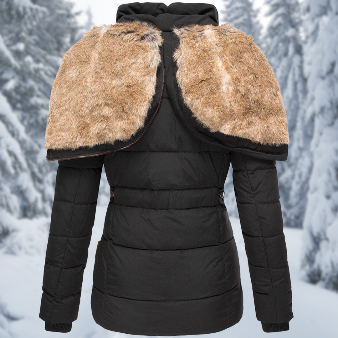 Van Dal | Geïsoleerde Winterjas met Capuchon en Bontafwerking