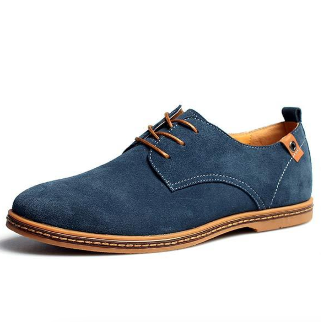 Heren Vegan Suede Oxford Veterschoenen