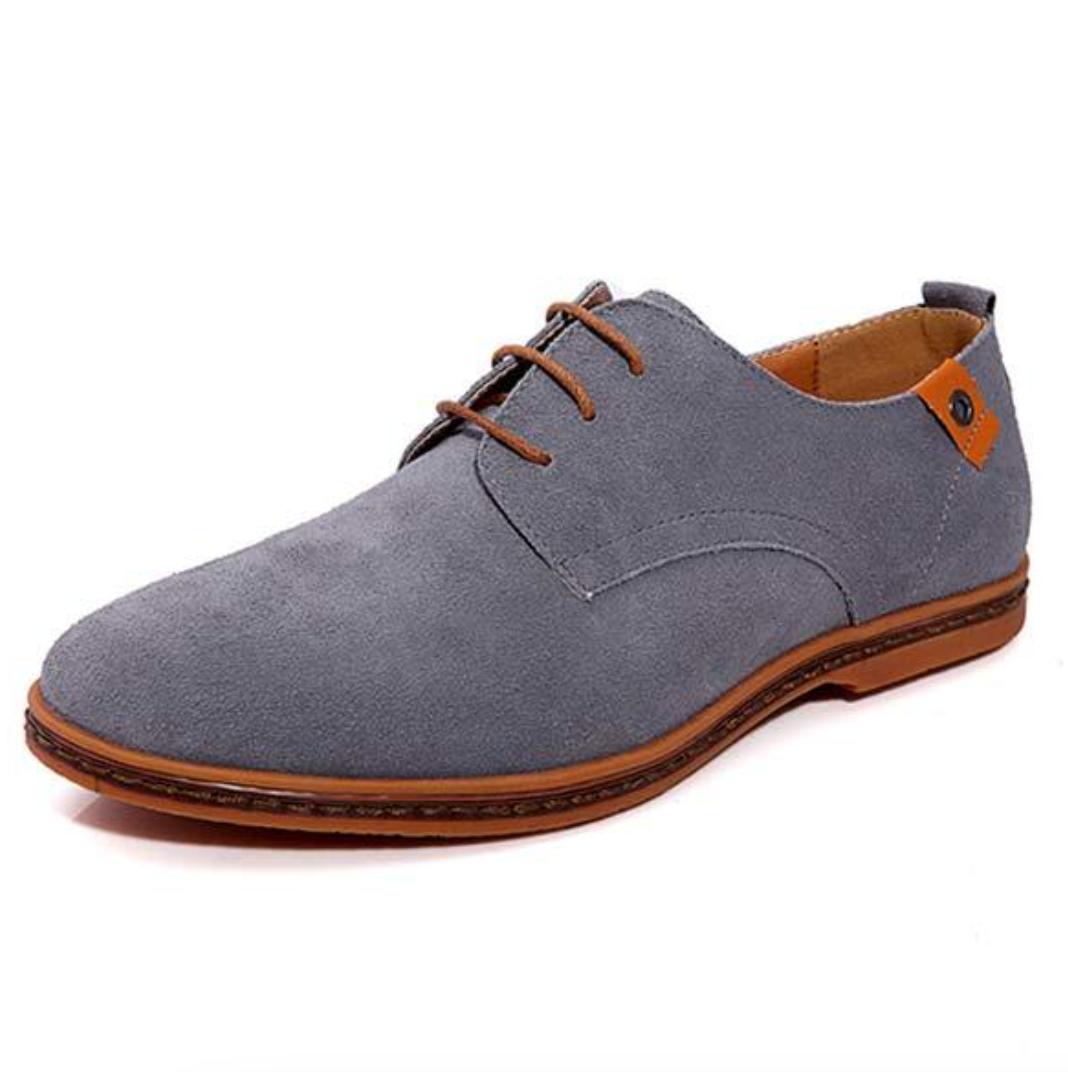 Heren Vegan Suede Oxford Veterschoenen