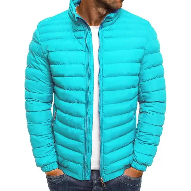 Gequiltte Stand-Up Kraag Puffer Jast