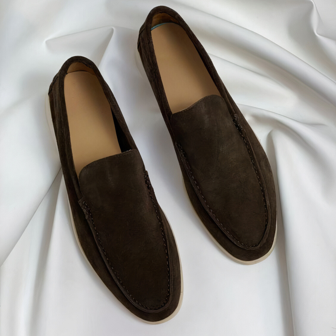 Van Dal | Suède Ademend Instap Loafers