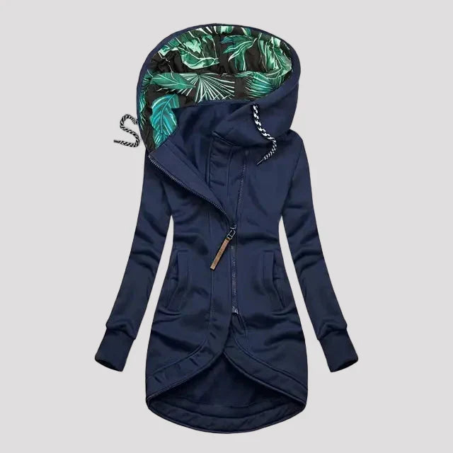 Van Dal | Dames Asymmetrische Rits Lange Hoodie