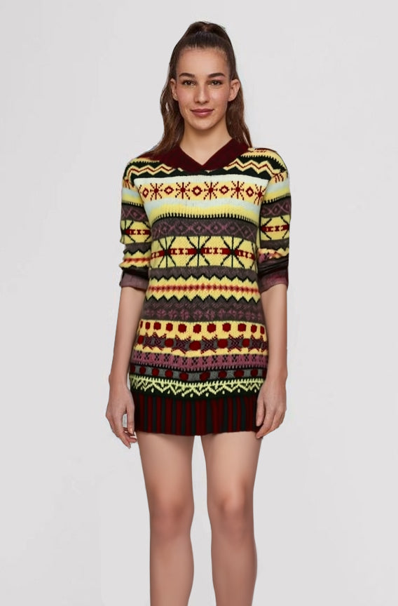 Van Dal | Traditioneel Patroon Gebreide Pullover