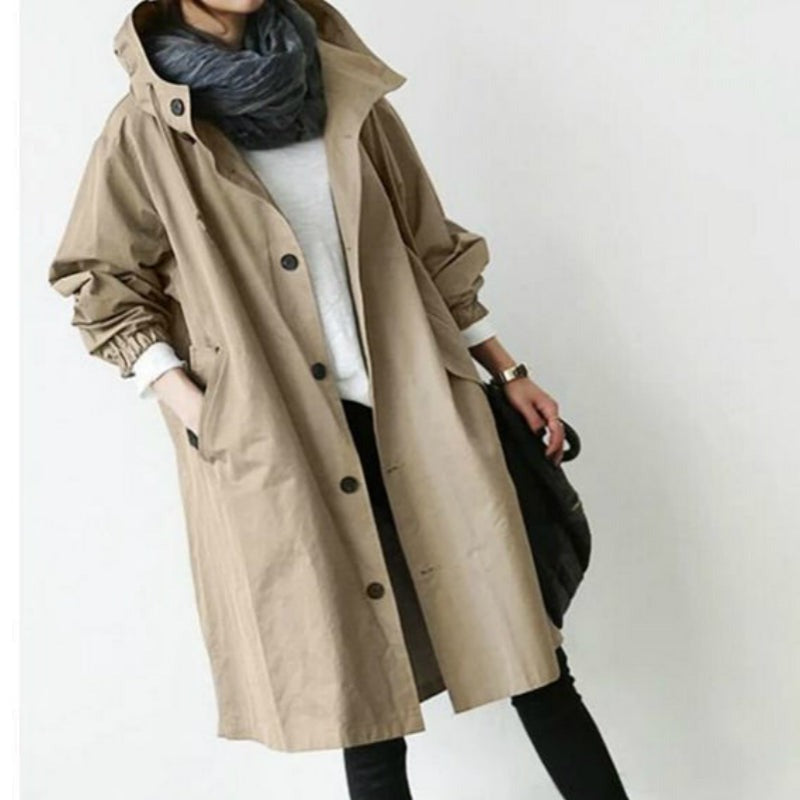 Van Dam | Dames Hooded Regenjas voor Windbescherming
