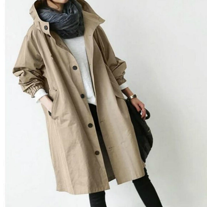Van Dam | Dames Hooded Regenjas voor Windbescherming