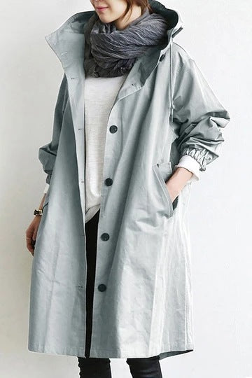Van Dam | Dames Hooded Regenjas voor Windbescherming