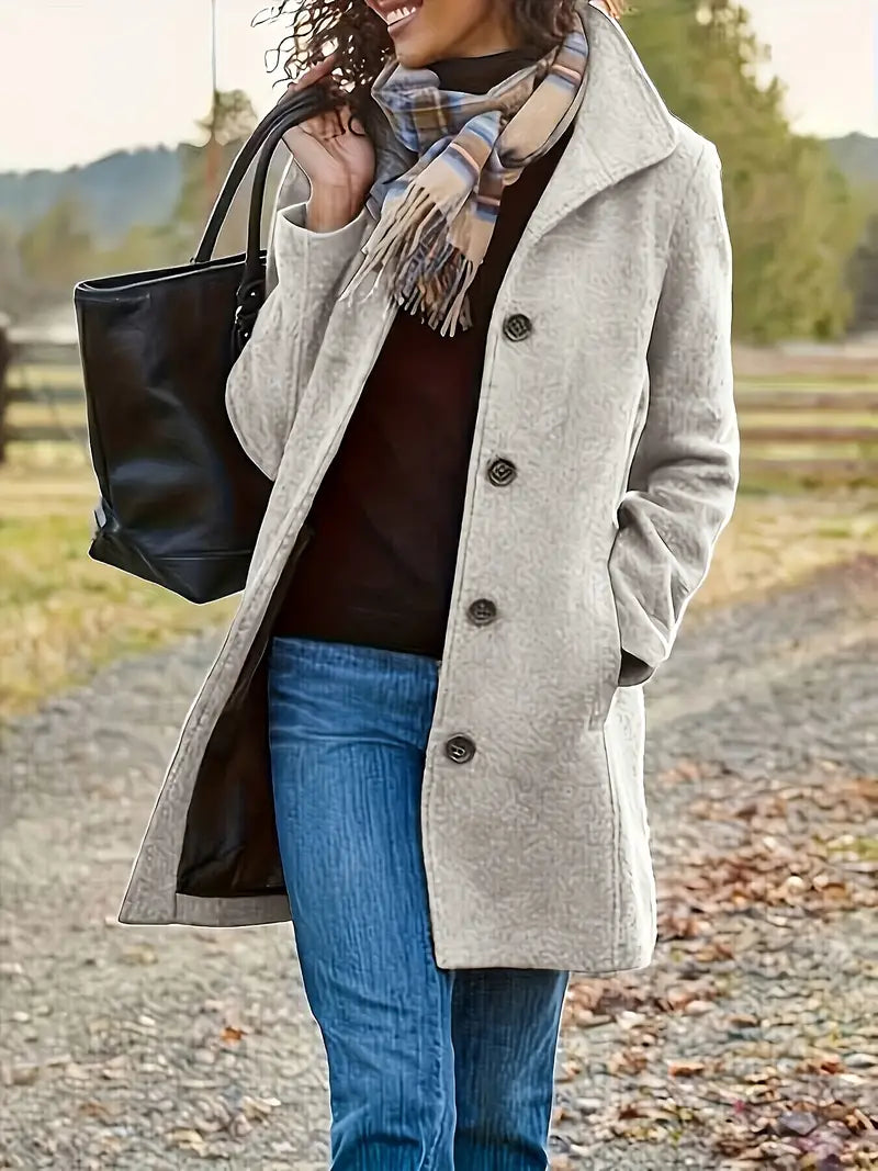 Van Dal | Dames Button-Front Lape kraag Bovenkleding