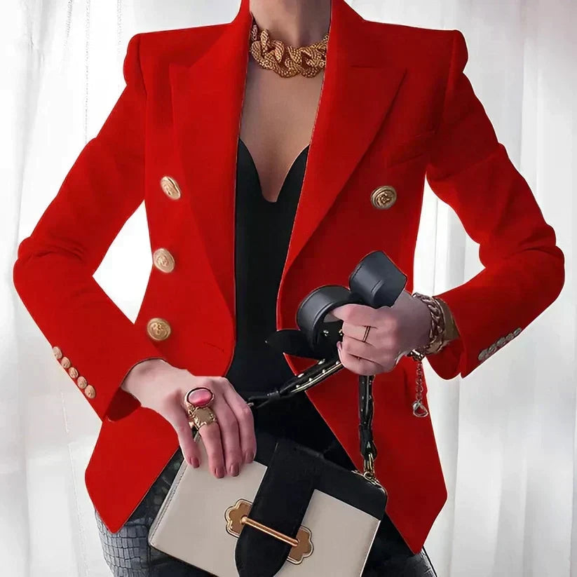 Klassieke Dubbelgeknoopte Blazer