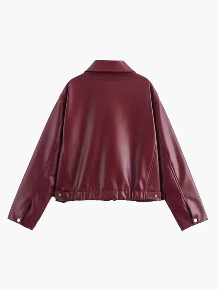 Van Dal | Dames Luxe Faux Leren Bomberjack
