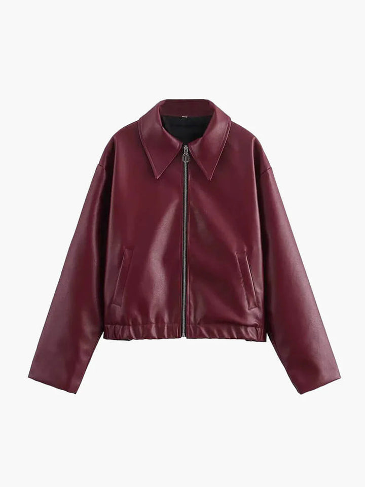 Van Dal | Dames Luxe Faux Leren Bomberjack