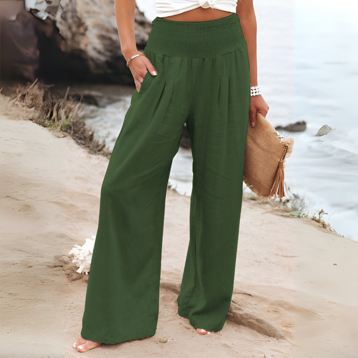 Van Dal | Luchtige Hoge Taille Wijde Pantalon