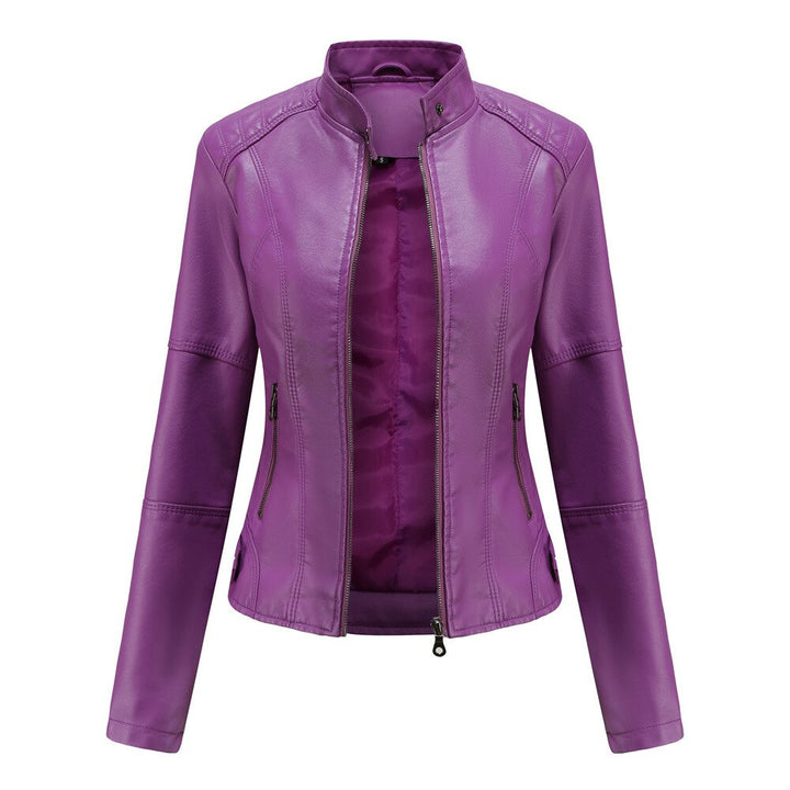 Van Dal | Dames Faux Leren Jas met Mandarin Collar
