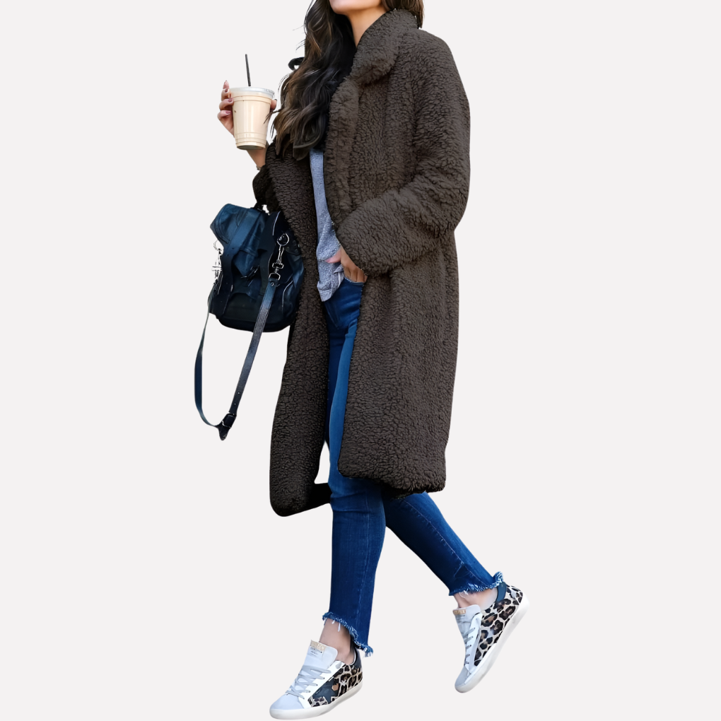 Van Dal | Gezellige Teddy Longline Jas