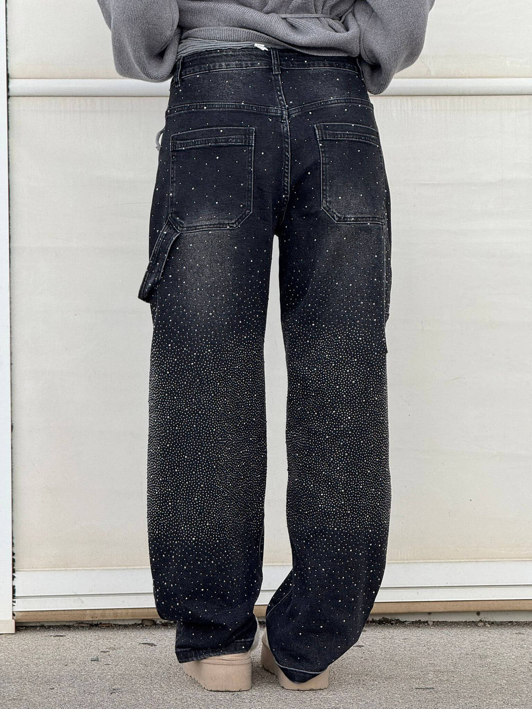 Van Dal | Sprankelende Strass Brede Pijpen Jeans