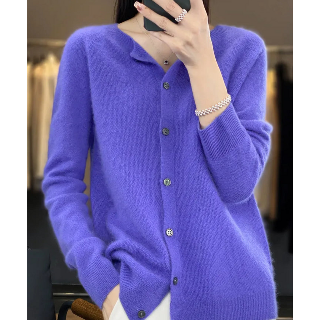 Van Dal | Dames Zachte Gebreide Knopen Cardigan