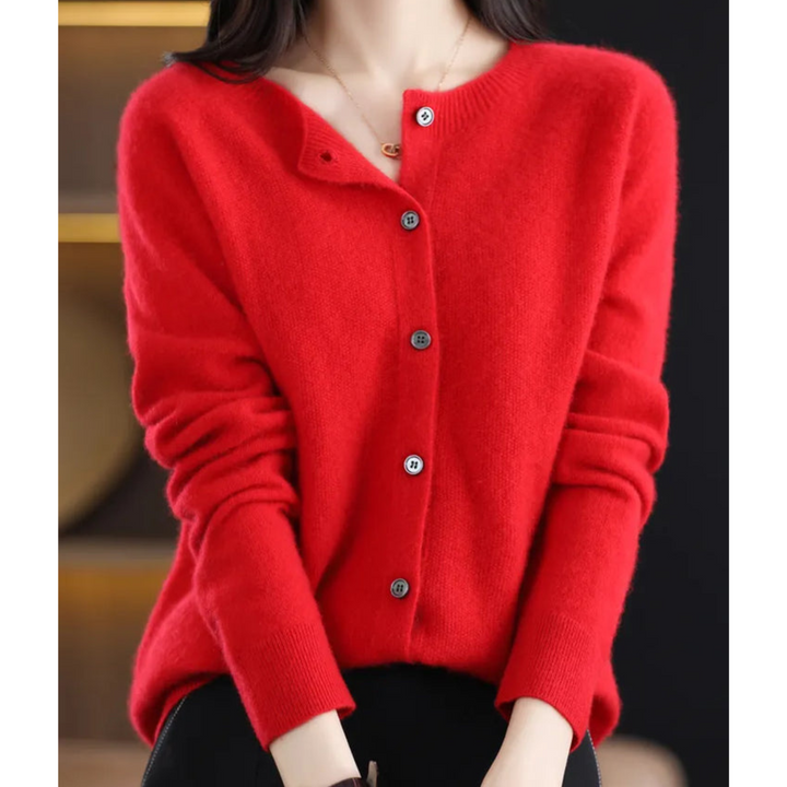 Van Dal | Dames Zachte Gebreide Knopen Cardigan