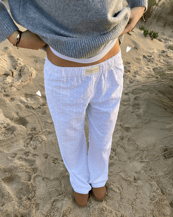 Van Dal | Dames Gestreepte Relaxed Fit Casual Broek