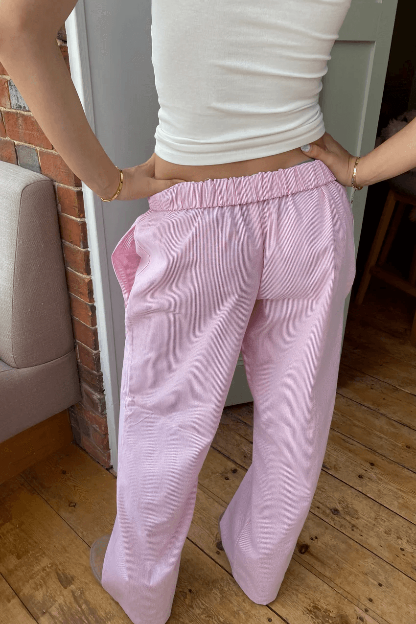 Van Dal | Dames Gestreepte Relaxed Fit Casual Broek