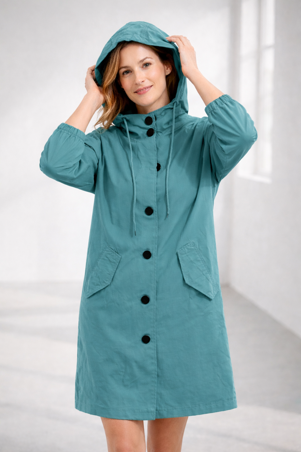 Van Dal | Mid-Length Casual Hooded Jast