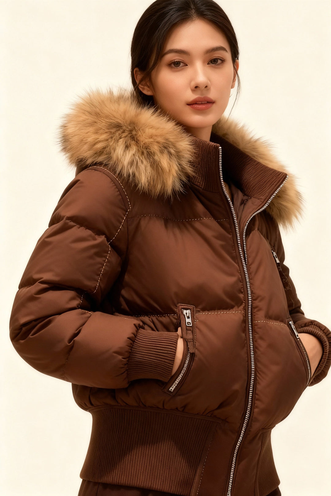 Van Dal | Dames Puffer Jast met Neppelzen Kap
