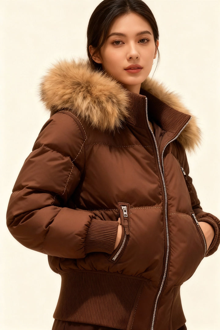 Van Dal | Dames Puffer Jast met Neppelzen Kap