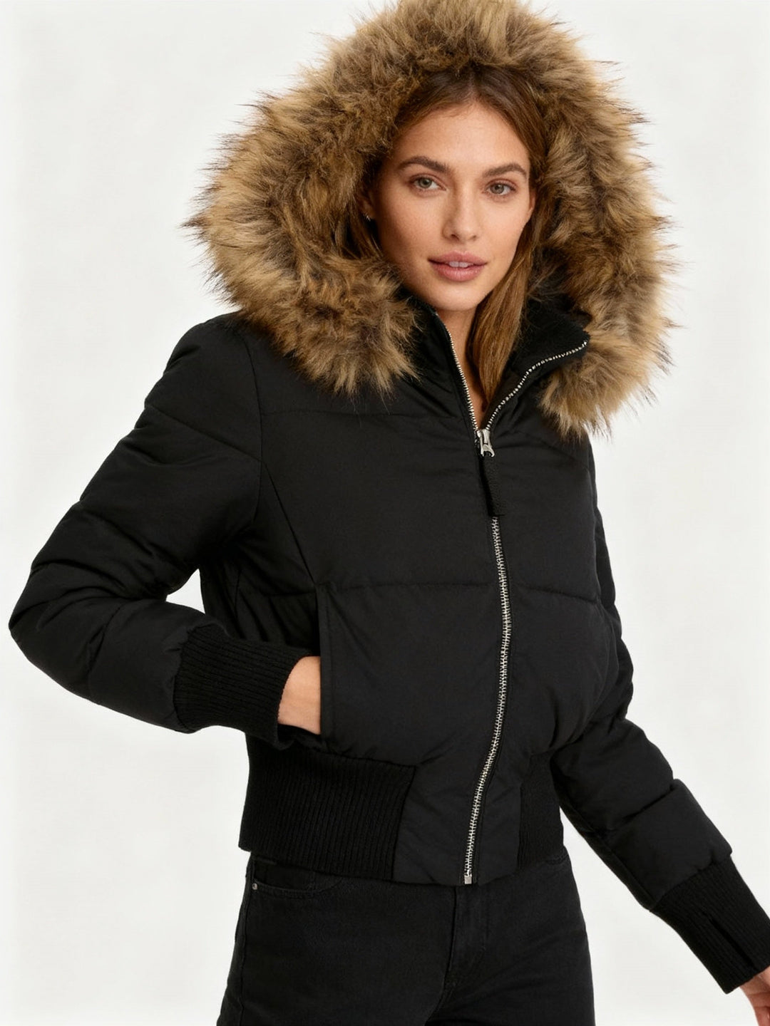 Van Dal | Dames Puffer Jast met Neppelzen Kap