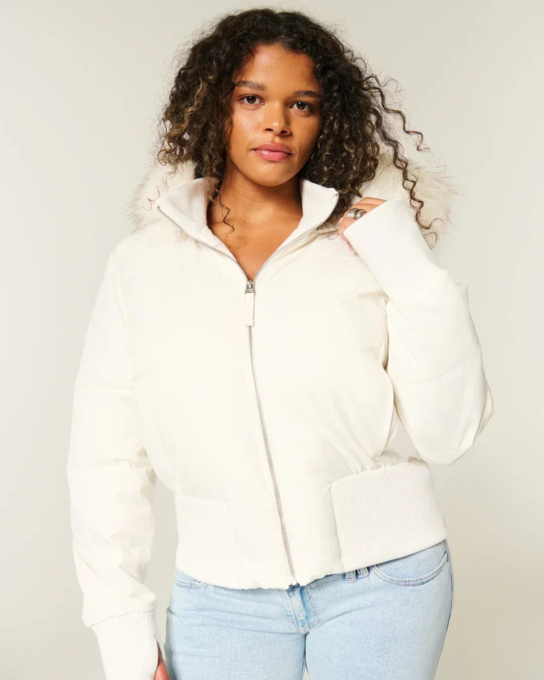 Van Dal | Dames Puffer Jast met Neppelzen Kap