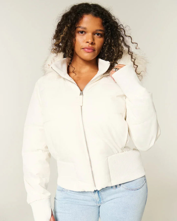 Van Dal | Dames Puffer Jast met Neppelzen Kap