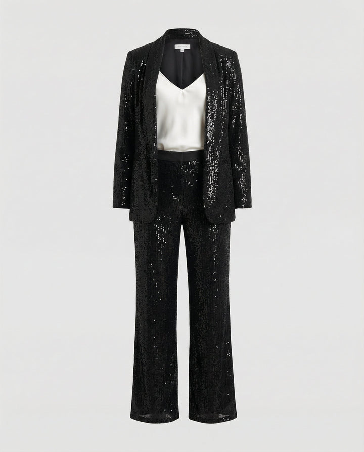 Van Dal | Vrouwen Glamoureuze Pailletten Jumpsuit