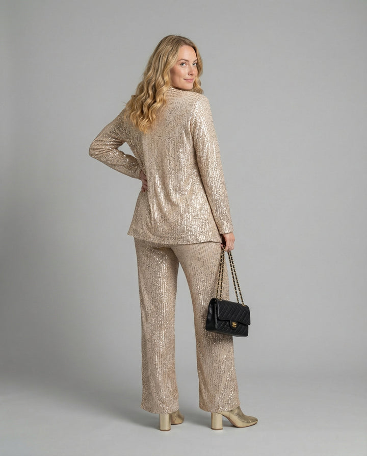 Van Dal | Vrouwen Glamoureuze Pailletten Jumpsuit