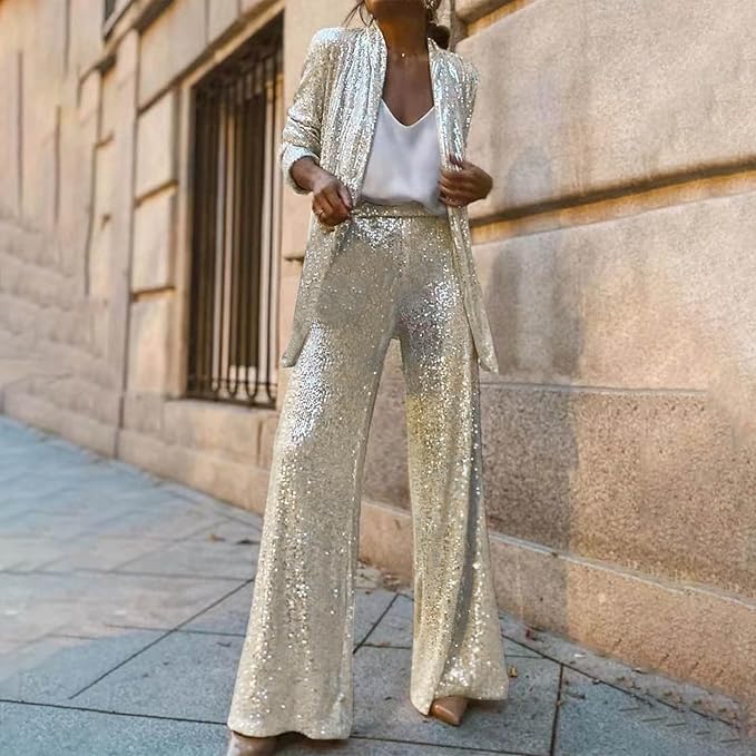 Van Dal | Vrouwen Glamoureuze Pailletten Jumpsuit