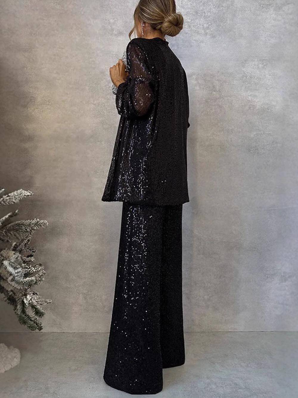 Van Dal | Vrouwen Glamoureuze Pailletten Jumpsuit