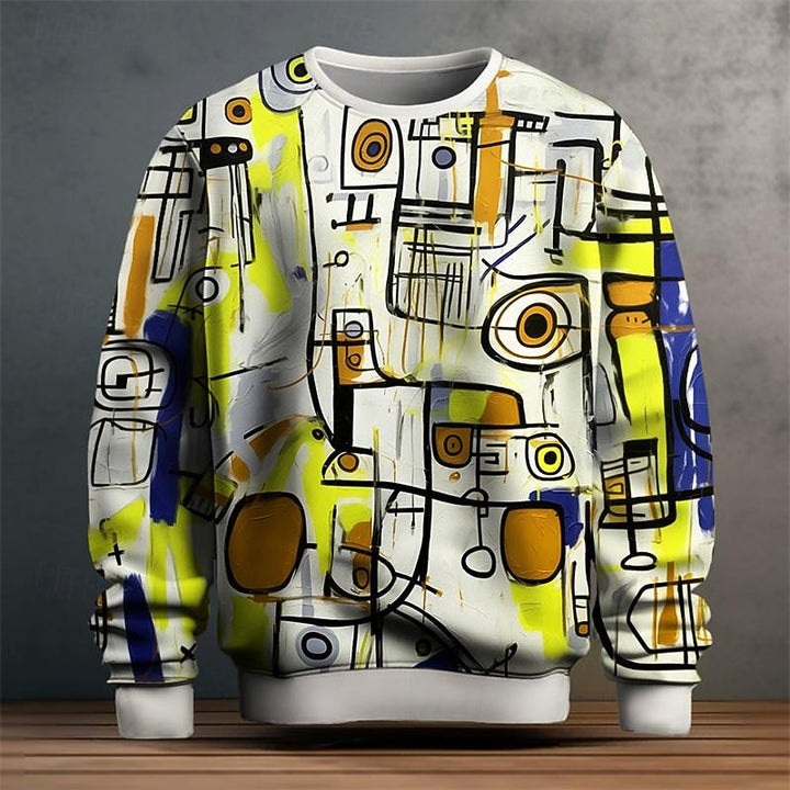 Nash | Kunstzinnige Crew Neck Sweatshirt