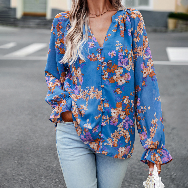Zomer Bloemenprint Blouse