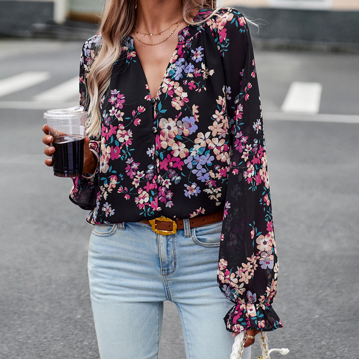 Zomer Bloemenprint Blouse